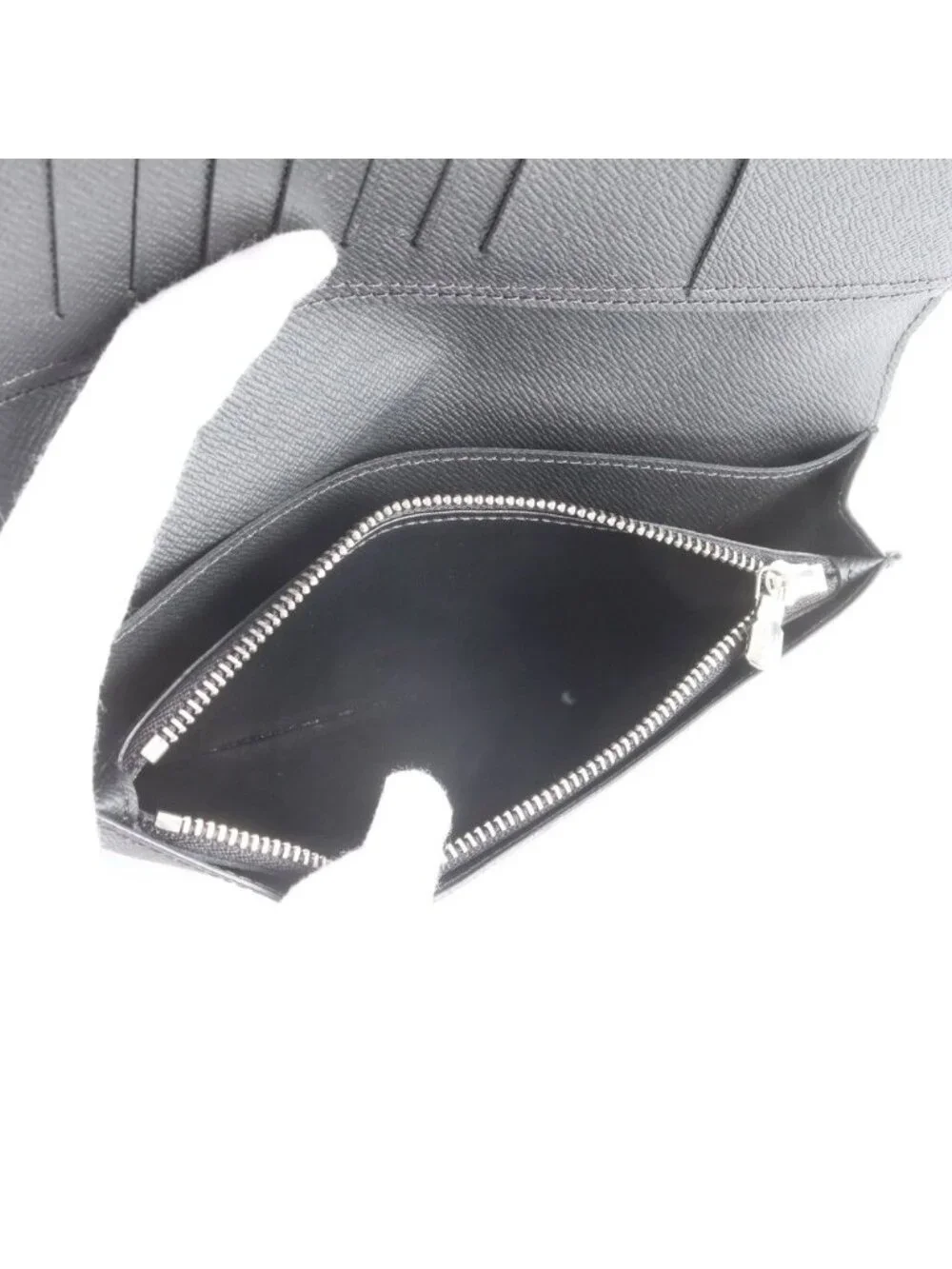 Louis Vuitton Damier Graphite Portefeuille Brazza Leather Wallet